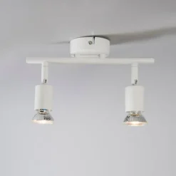 Moderne spot wit kantelbaar 2-lichts - Jeany