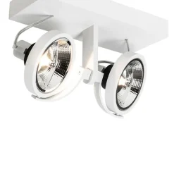 Moderne spot wit 2-lichts - Master 111