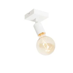 Moderne spot wit vierkant - Facil