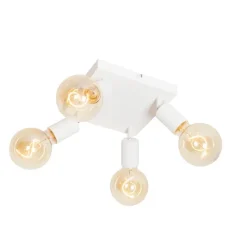 Moderne spot wit vierkant 4-lichts - Facil