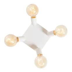 Moderne spot wit vierkant 4-lichts - Facil