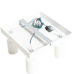 Moderne spot wit vierkant 4-lichts - Facil