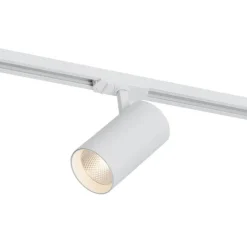 Moderne spot wit voor railsysteem 1-fase incl. LED - Iconic Mark