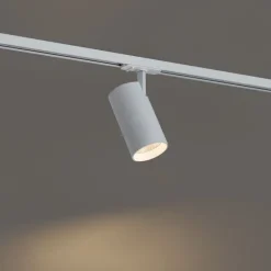 Moderne spot wit voor railsysteem 1-fase incl. LED - Iconic Mark