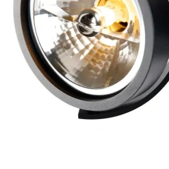 Moderne spot zwart draai- en kantelbaar 3-lichts - Goes