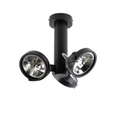 Moderne spot zwart draai- en kantelbaar 3-lichts - Goes