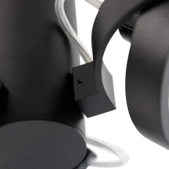 Moderne spot zwart draai- en kantelbaar 3-lichts - Goes