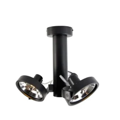 Moderne spot zwart draai- en kantelbaar 3-lichts - Goes
