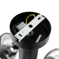 Moderne spot zwart draai- en kantelbaar 3-lichts - Goes