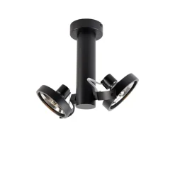 Moderne spot zwart draai- en kantelbaar 2-lichts - Goes