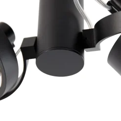 Moderne spot zwart draai- en kantelbaar 2-lichts - Goes