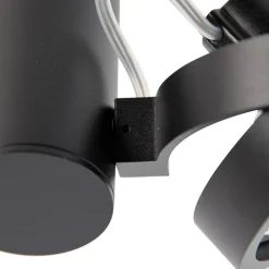 Moderne spot zwart draai- en kantelbaar 2-lichts - Goes