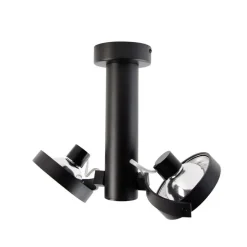 Moderne spot zwart draai- en kantelbaar 2-lichts - Goes