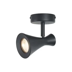 Moderne spot zwart draai- en kantelbaar - Triangle