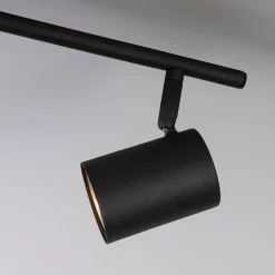 Moderne spot zwart kantelbaar 3-lichts - Jeana