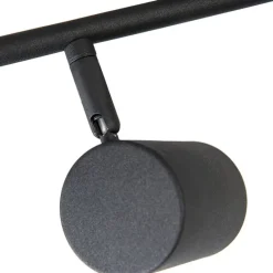 Moderne spot zwart 2-lichts kantelbaar - Jeana