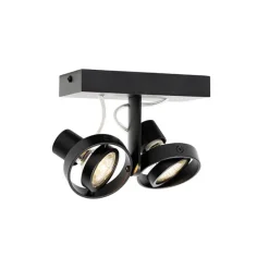 Moderne spot zwart 2-lichts - Master 50