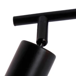 Moderne spot zwart 2-lichts verstelbaar - Facil