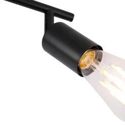 Moderne spot zwart 2-lichts verstelbaar - Facil