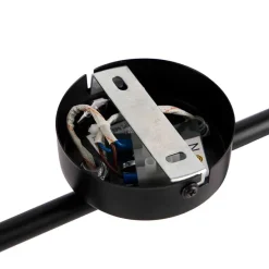 Moderne spot zwart 2-lichts verstelbaar - Facil