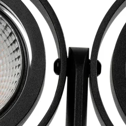 Moderne spot zwart 2-lichts - Master 70