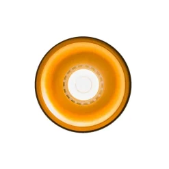 Moderne spot zwart met goud GU10 50mm - Deep