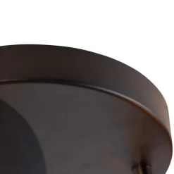 Moderne spot zwart met gouden binnenkant 3-lichts - Lofty