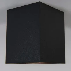 Moderne spot zwart met goud - Quba delux