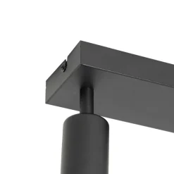 Moderne spot zwart rechthoekig 2-lichts - Facil