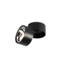 Moderne spot zwart rond verstelbaar - Go Nine