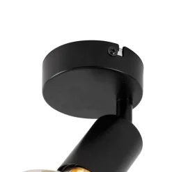 Moderne spot zwart verstelbaar - Facil