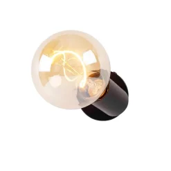 Moderne spot zwart verstelbaar - Facil