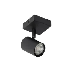 Moderne spot zwart verstelbaar vierkant - Jeana