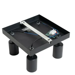 Moderne spot zwart vierkant 4-lichts - Facil