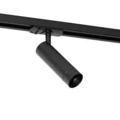 Moderne spot zwart voor railsysteem 1-fase 35mm - Iconic Jeana Luxe