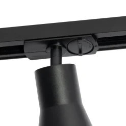 Moderne spot zwart voor railsysteem 1-fase- Iconic Kohua