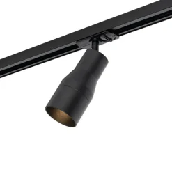 Moderne spot zwart voor railsysteem 1-fase- Iconic Kohua