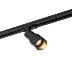 Moderne spot zwart voor railsysteem 1-fase- Iconic Kohua