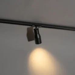 Moderne spot zwart voor railsysteem 1-fase- Iconic Kohua