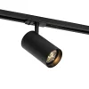 Moderne spot zwart voor railsysteem 1-fase 70mm - Iconic Jeana Luxe