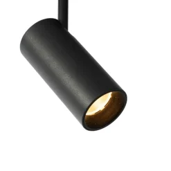Moderne spot zwart voor railsysteem 1-fase 9W 3000K - Magnetic Gert