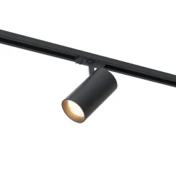 Moderne spot zwart voor railsysteem 1-fase - Iconic Mark