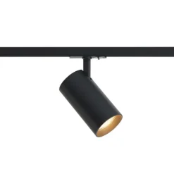 Moderne spot zwart voor railsysteem 1-fase - Iconic Mark