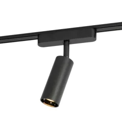 Moderne spot zwart voor railsysteem 1-fase 4.5W 3000K - Magnetic Samson