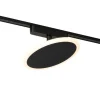 Moderne spot zwart voor railsysteem 1-fase incl. LED - Magnetic Puk