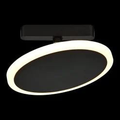 Moderne spot zwart voor railsysteem 1-fase incl. LED - Magnetic Puk