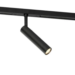 Moderne spot zwart voor railsysteem 1-fase- Slimline Uzzy