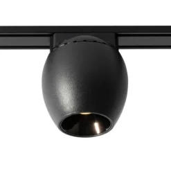 Moderne spot zwart voor railsysteem 1-fase 6W 3000K - Magnetic Zagaye