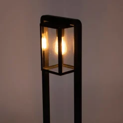 Moderne staande buitenlamp zwart - Rotterdam Balanco