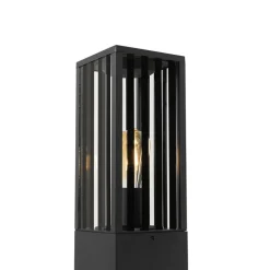 Moderne staande buitenlamp zwart 80 cm IP44 - Dijon